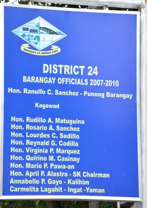 list of barangay in ormoc city